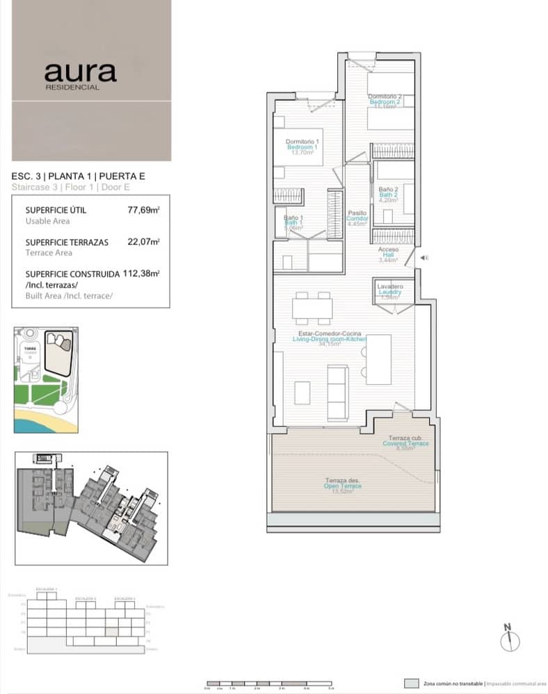 2 bedroom Apartment for sale in La Villajoyosa / Vila Joiosa with garage - € 680,000 (Ref: 8222020)