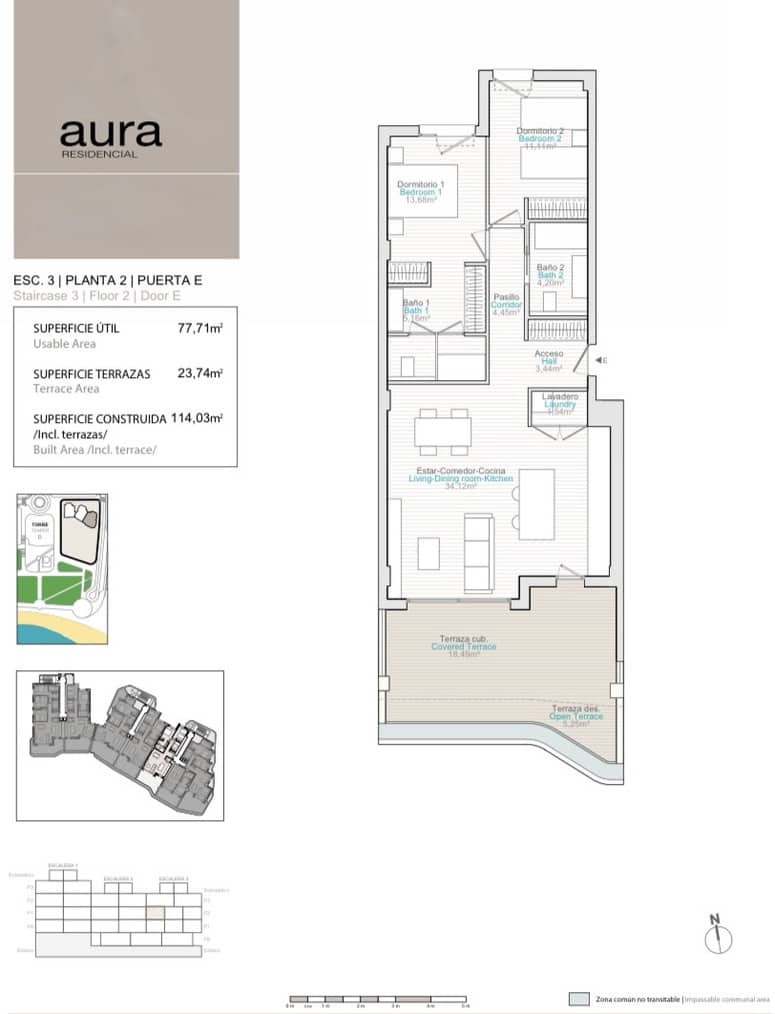 2 bedroom Apartment for sale in La Villajoyosa / Vila Joiosa with garage - € 680,000 (Ref: 8222020)