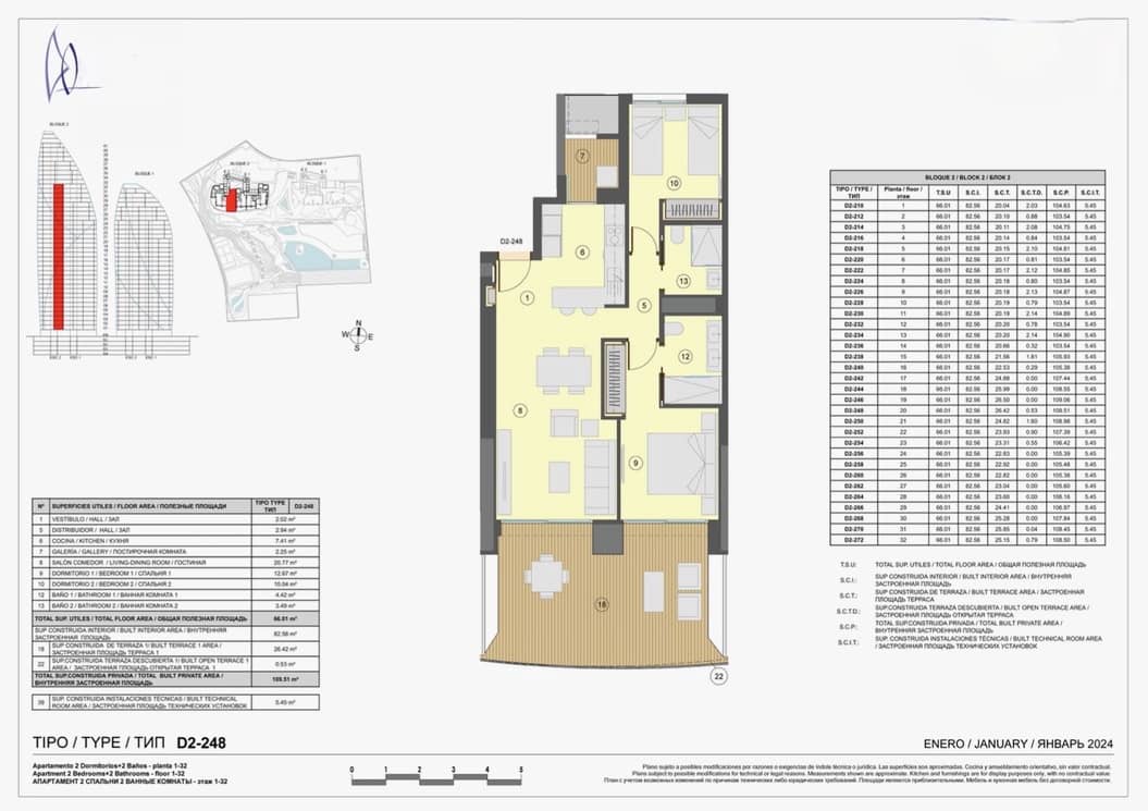 Apartamento de 3 habitaciones en Benidorm en venta con garaje - 880.000 € (Ref: 8398217)