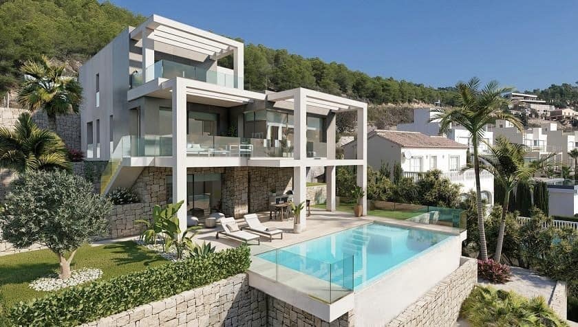 4 bedroom Villa for sale in Calpe / Calp with pool garage - € 1,985,000 (Ref: 8446635)