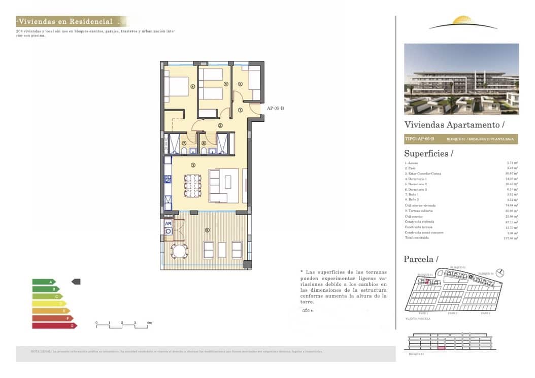 3 camera da letto Appartamento in vendita in Alicante citta con garage - 310.500 € (Rif: 8454476)