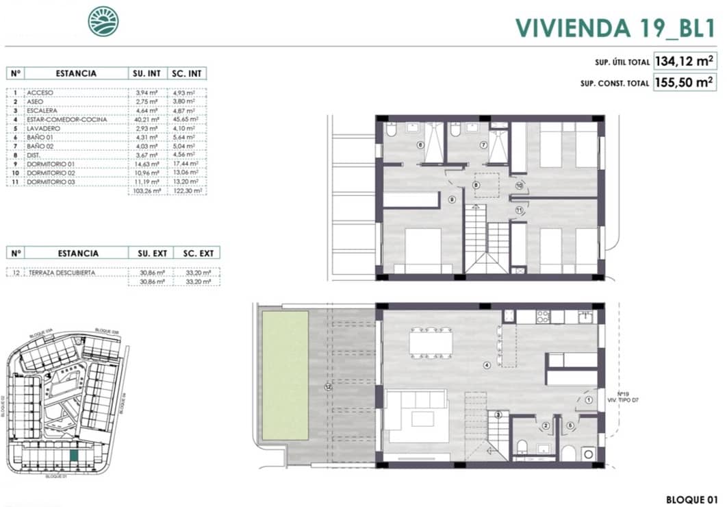 3 camera da letto Appartamento in vendita in Alicante citta con garage - 269.000 € (Rif: 8456425)
