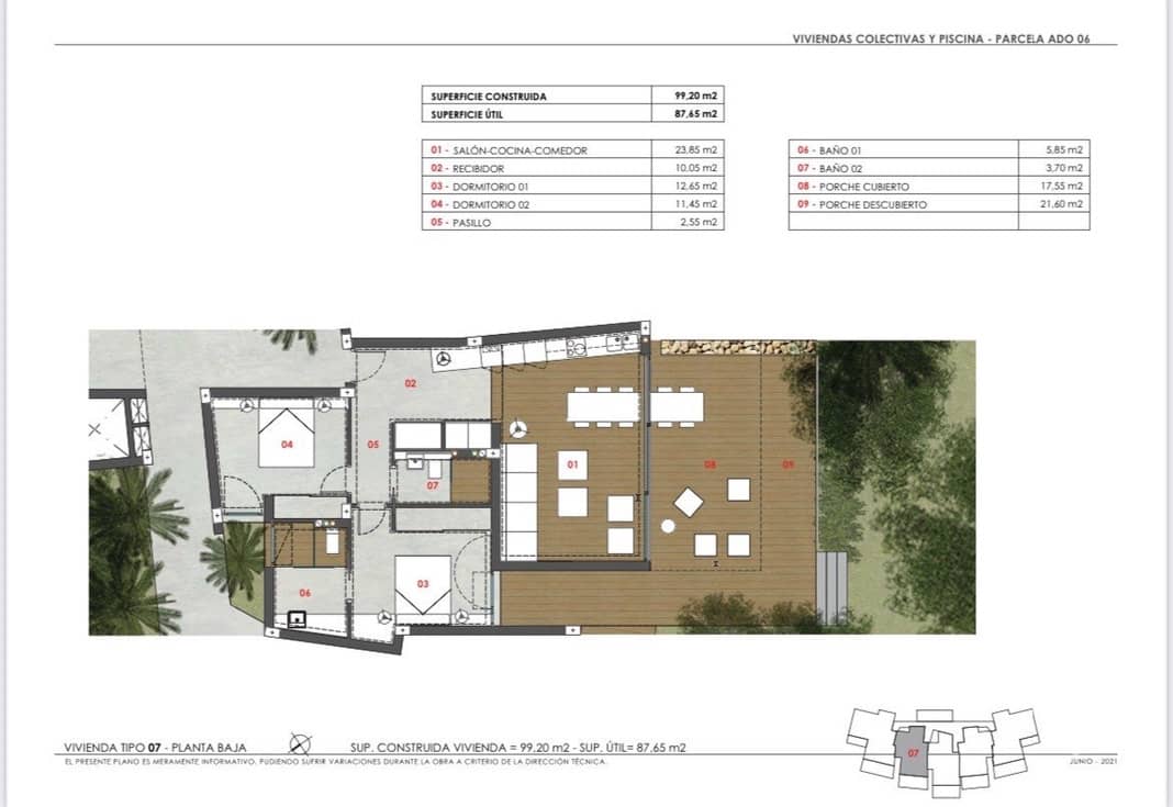 2 camera da letto Appartamento in vendita in Monforte del Cid con piscina garage - 329.000 € (Rif: 8596915)