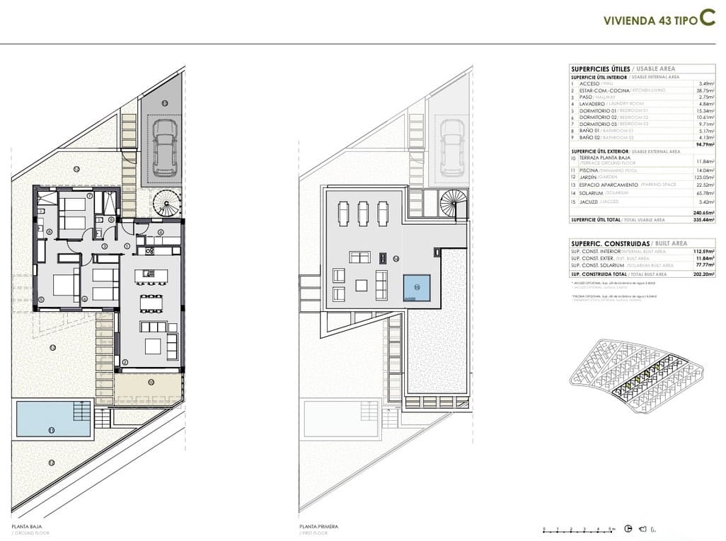 3 sovrum Villa till salu i Polop med garage - 548 700 € (Ref: 8605106)