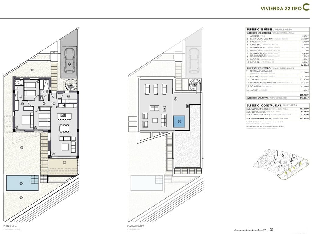 3 sovrum Villa till salu i Polop med garage - 548 700 € (Ref: 8605106)