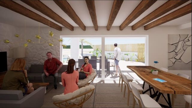 3 slaapkamer Villa te koop in Polop met zwembad garage - € 635.000 (Ref: 8683137)