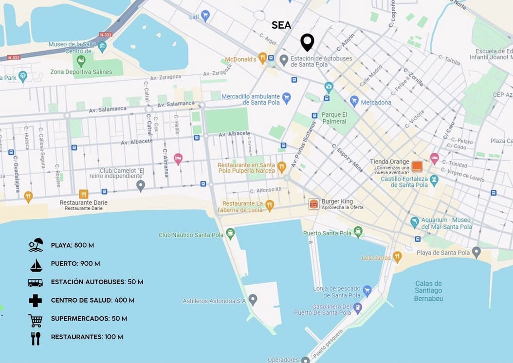 2 soverom Leilighet til salgs i Santa Pola med garasje - € 275 000 (Ref: 8793766)