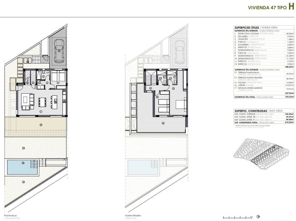 3 sypialnia Willa na sprzedaż w Polop z basenem garażem - 643 400 € (Ref: 8793771)