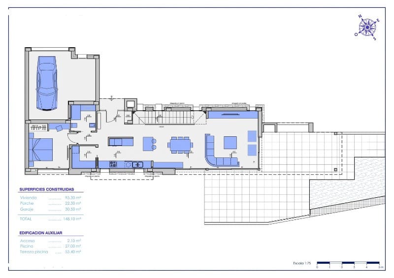 4 camera da letto Villa in vendita in Calpe / Calp - 1.200.000 € (Rif: 8793796)