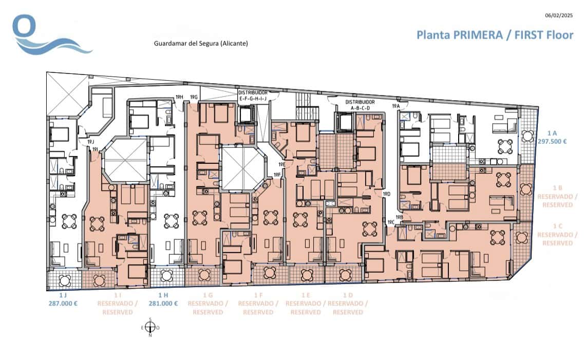 2 camera da letto Appartamento in vendita in Guardamar del Segura con piscina garage - 313.000 € (Rif: 8887277)