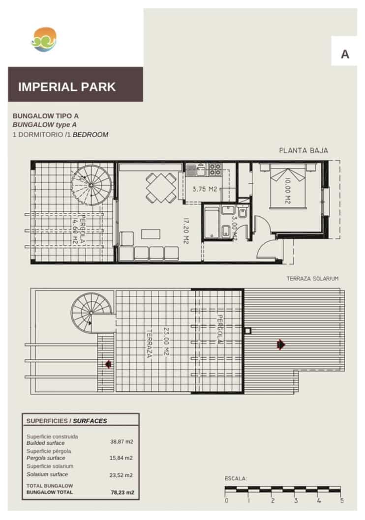 1 soveværelse Bungalow til salg i Calpe / Calp med garage - € 175.000 (Ref: 8889036)