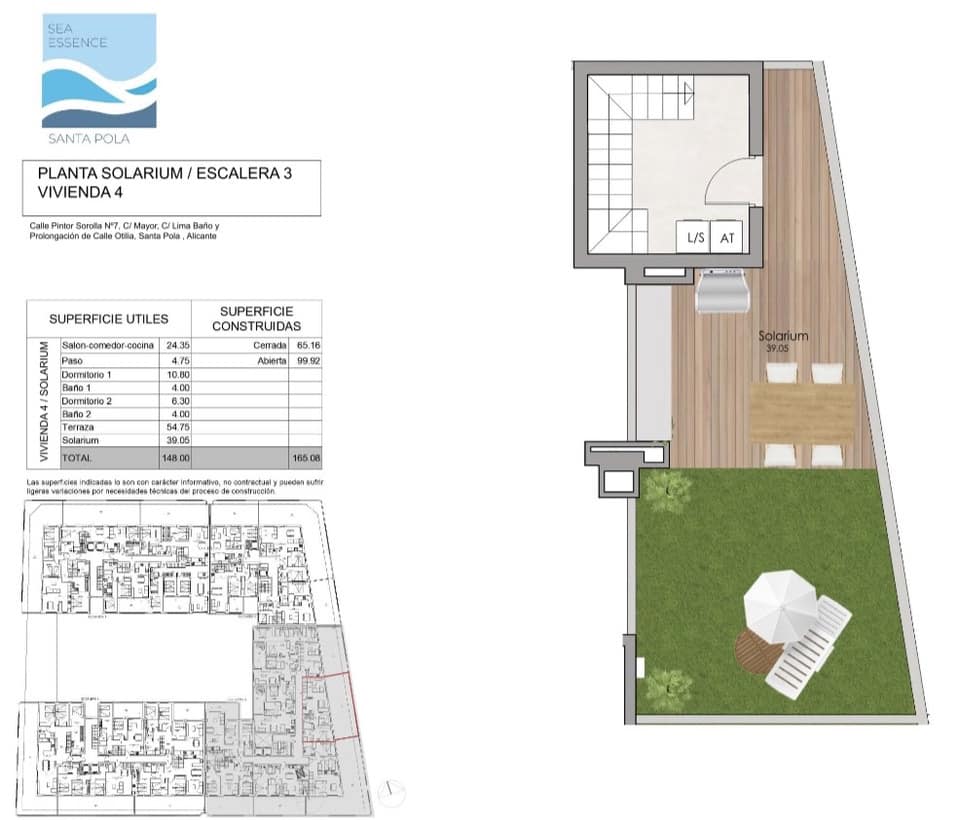 2 bedroom Apartment for sale in Santa Pola with garage - € 305,000 (Ref: 8889076)