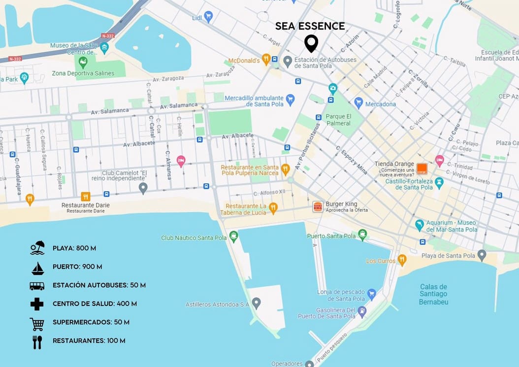 2 bedroom Apartment for sale in Santa Pola with garage - € 245,000 (Ref: 8890824)