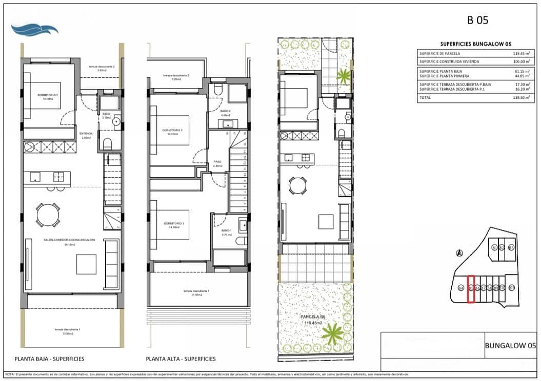 3 soveværelse Semi-Rækkehus til salg i Finestrat med garage - € 495.000 (Ref: 8910758)