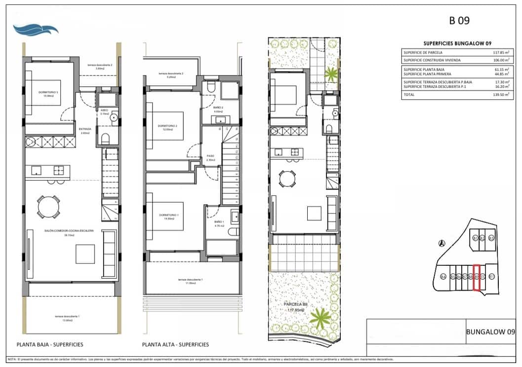 3 soveværelse Semi-Rækkehus til salg i Finestrat med garage - € 495.000 (Ref: 8910758)