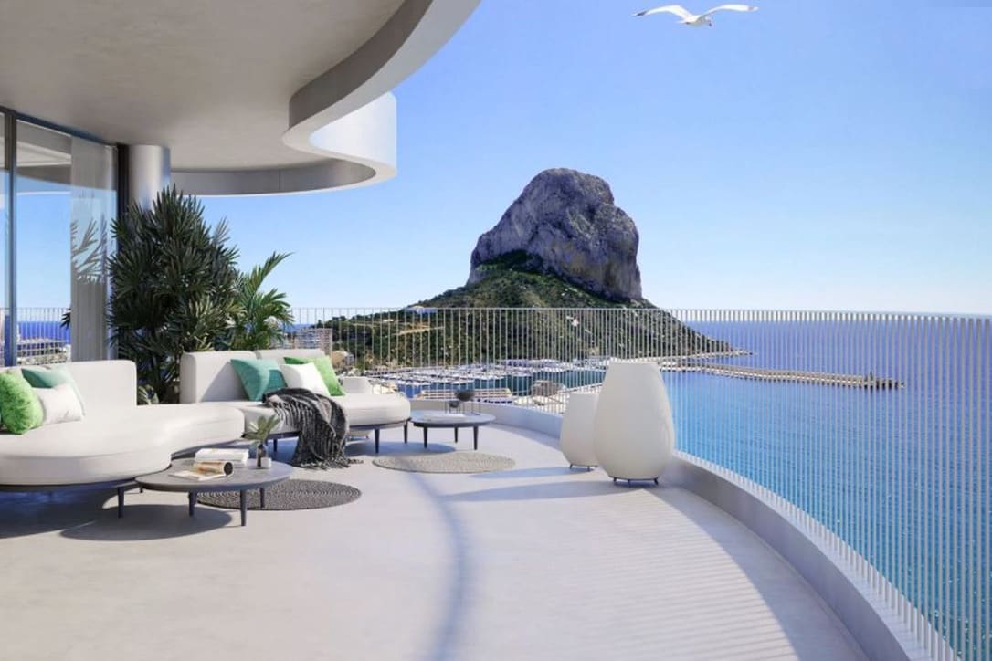 3 makuuhuone Huoneisto myytävänä paikassa Calpe / Calp mukana uima-altaan 
autotalli - 587 000 € (Ref: 8939841)