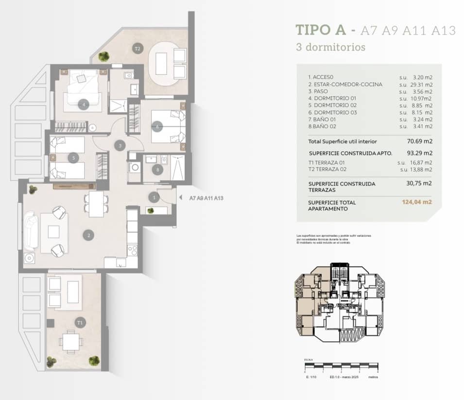 3 makuuhuone Huoneisto myytävänä paikassa Calpe / Calp mukana uima-altaan 
autotalli - 587 000 € (Ref: 8939841)