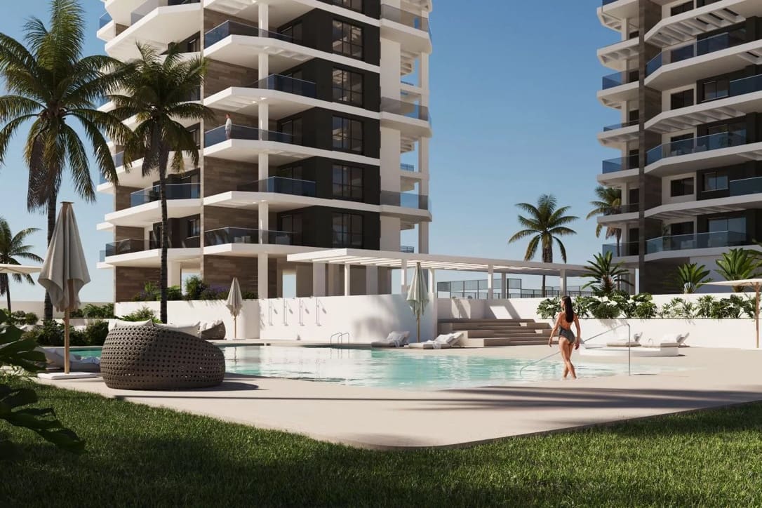 3 makuuhuone Huoneisto myytävänä paikassa Calpe / Calp mukana uima-altaan 
autotalli - 587 000 € (Ref: 8939841)