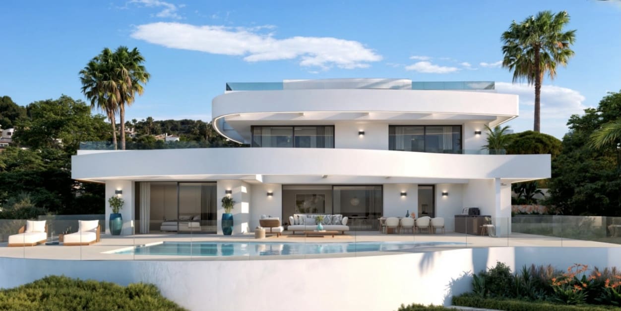 3 camera da letto Villa in vendita in Calpe / Calp con piscina garage - 1.360.000 € (Rif: 9050148)