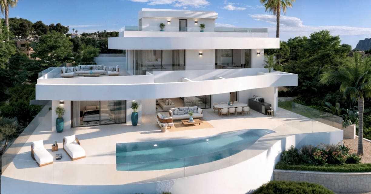 3 bedroom Villa for sale in Calpe / Calp with pool garage - € 1,360,000 (Ref: 9050148)