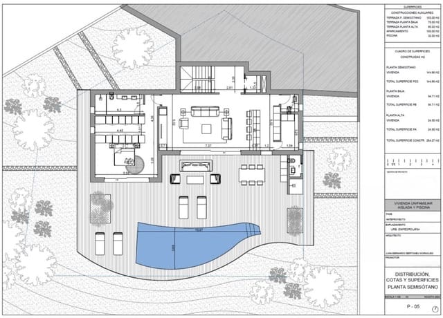 3 camera da letto Villa in vendita in Calpe / Calp con piscina garage - 1.280.000 € (Rif: 9060154)