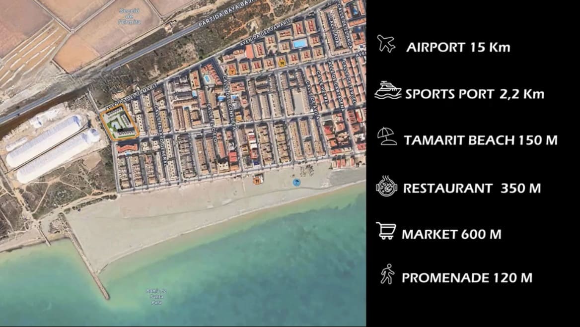 2 Zimmer Apartment zu verkaufen in Santa Pola mit Garage - 420.000 € (Ref: 9061934)