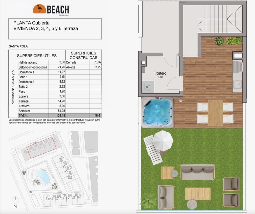 2 bedroom Apartment for sale in Santa Pola with garage - € 420,000 (Ref: 9061934)