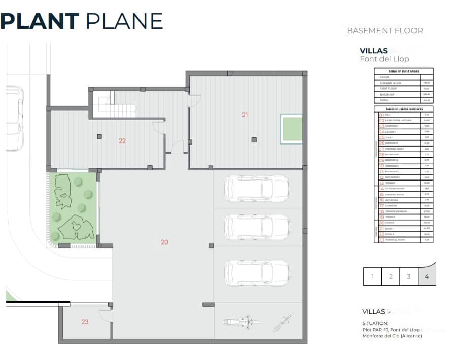 4 soveværelse Villa til salg i Monforte del Cid med swimmingpool garage - € 1.795.000 (Ref: 9138641)