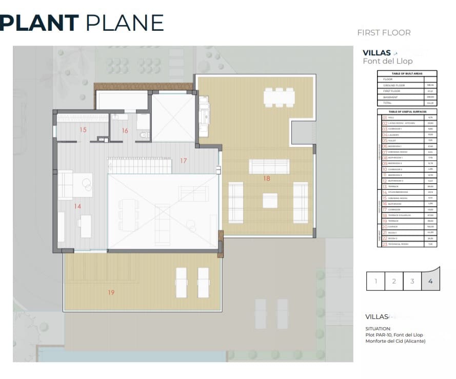 4 soveværelse Villa til salg i Monforte del Cid med swimmingpool garage - € 1.795.000 (Ref: 9138641)