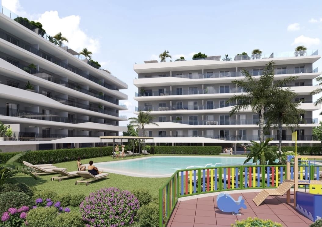 2 bedroom Apartment for sale in Santa Pola with pool garage - € 290,000 (Ref: 9177575)
