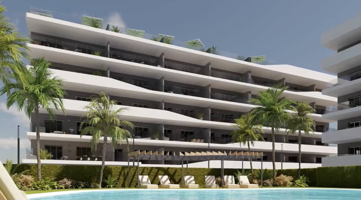 2 bedroom Apartment for sale in Santa Pola with pool garage - € 290,000 (Ref: 9177575)