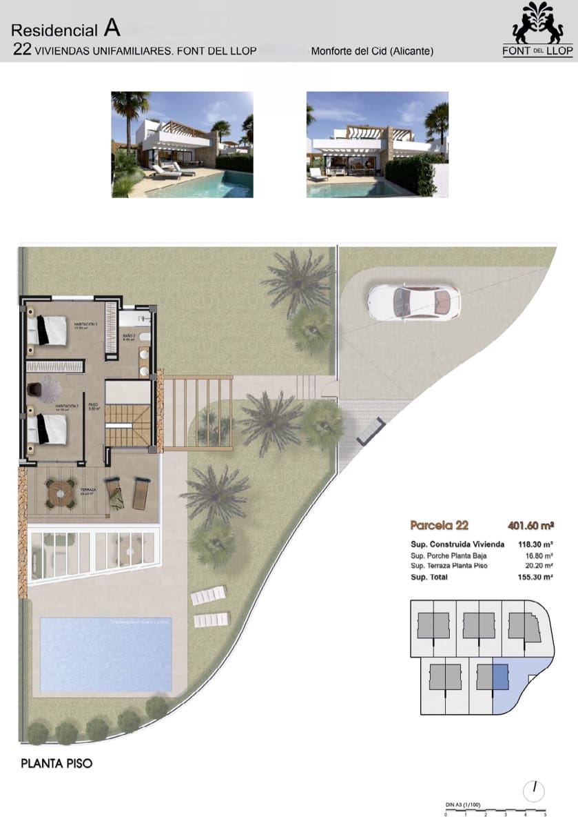 3 camera da letto Villa in vendita in Monforte del Cid con piscina garage - 650.000 € (Rif: 9177581)