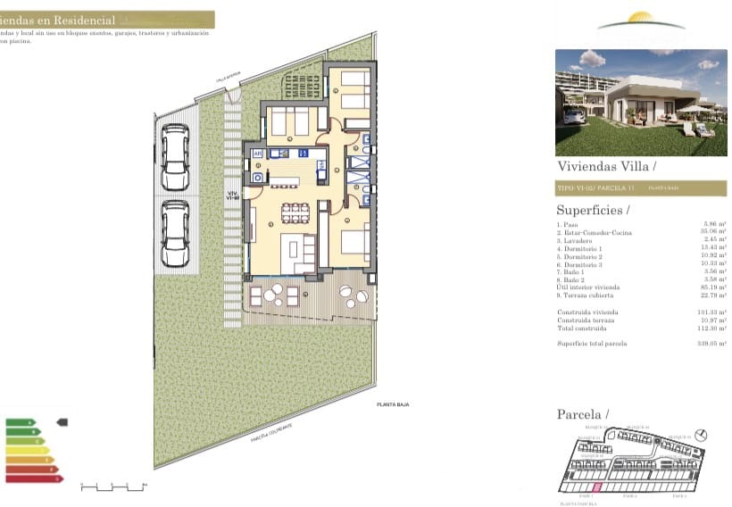 3 soveværelse Villa til salg i Alicante by med garage - € 460.000 (Ref: 9198274)