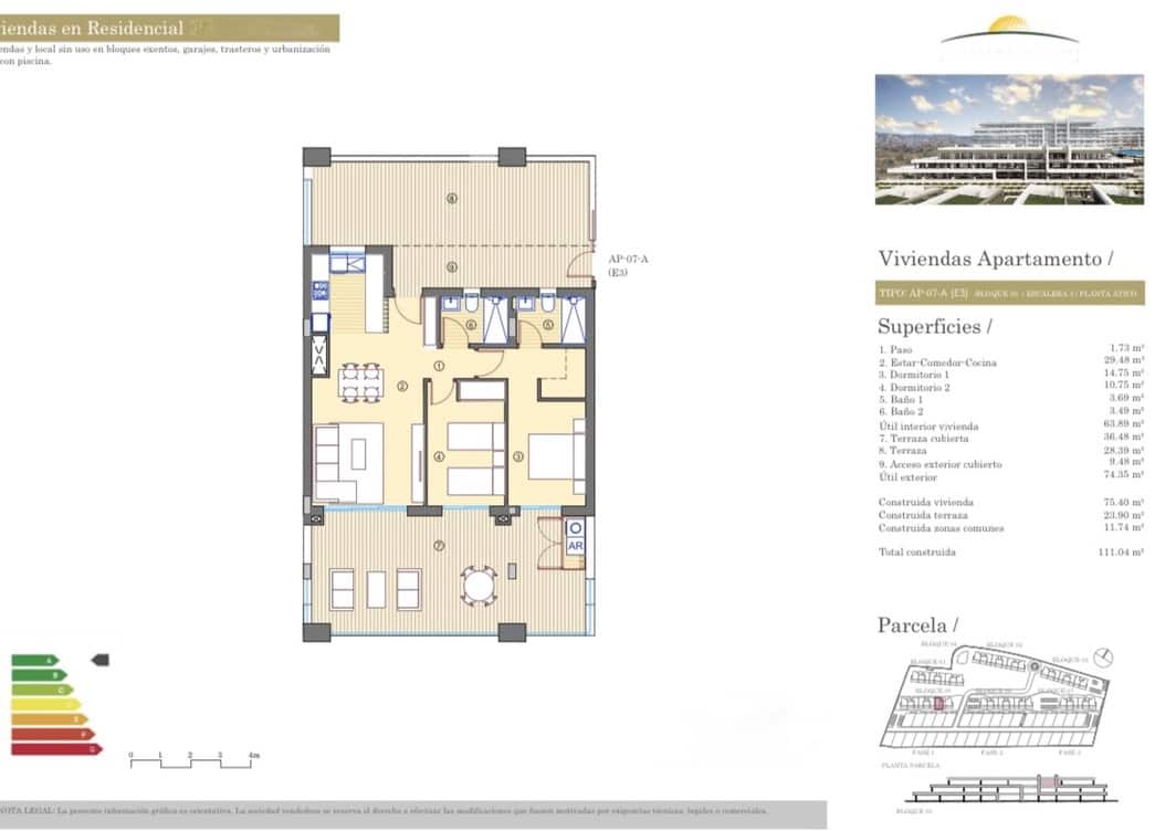 2 slaapkamer Appartement te koop in Alicante stad met garage - € 399.000 (Ref: 9200201)
