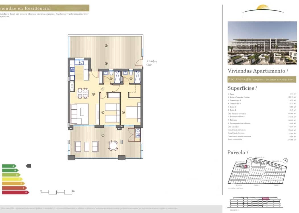 2 slaapkamer Appartement te koop in Alicante stad met garage - € 399.000 (Ref: 9200201)