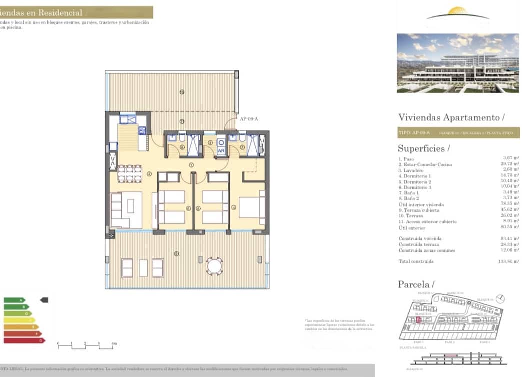 3 camera da letto Appartamento in vendita in Alicante citta con garage - 431.250 € (Rif: 9200202)