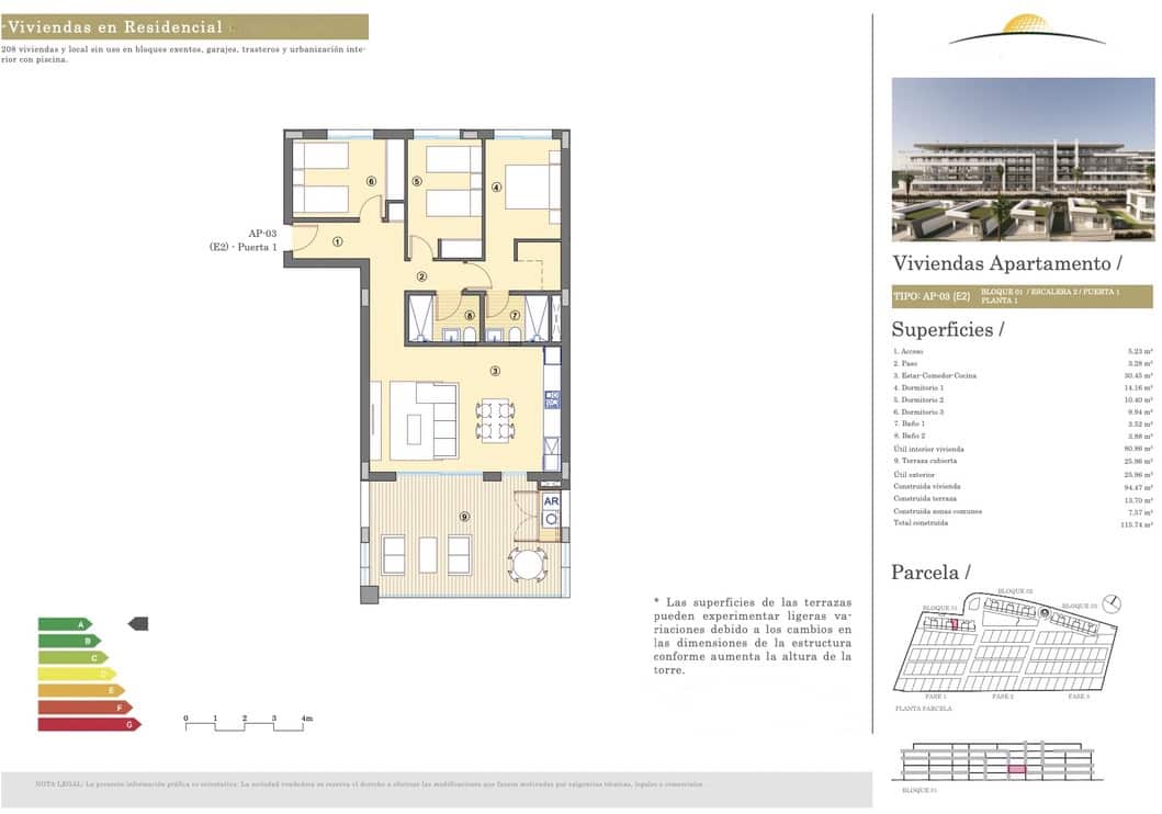 3 camera da letto Appartamento in vendita in Alicante citta con garage - 318.000 € (Rif: 9202070)