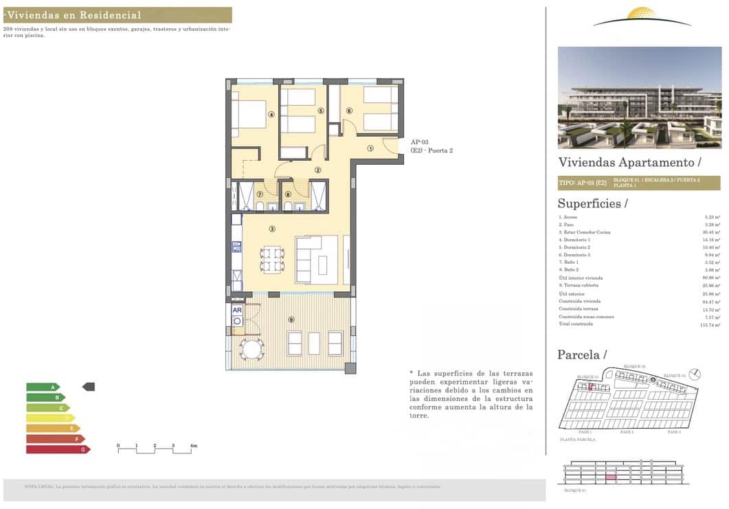 3 camera da letto Appartamento in vendita in Alicante citta con garage - 318.000 € (Rif: 9202070)