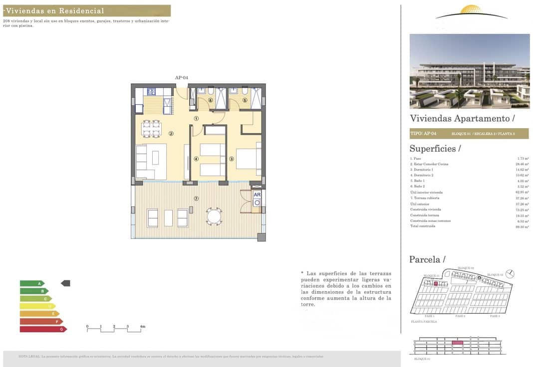 2 camera da letto Appartamento in vendita in Alicante citta con garage - 304.750 € (Rif: 9202071)