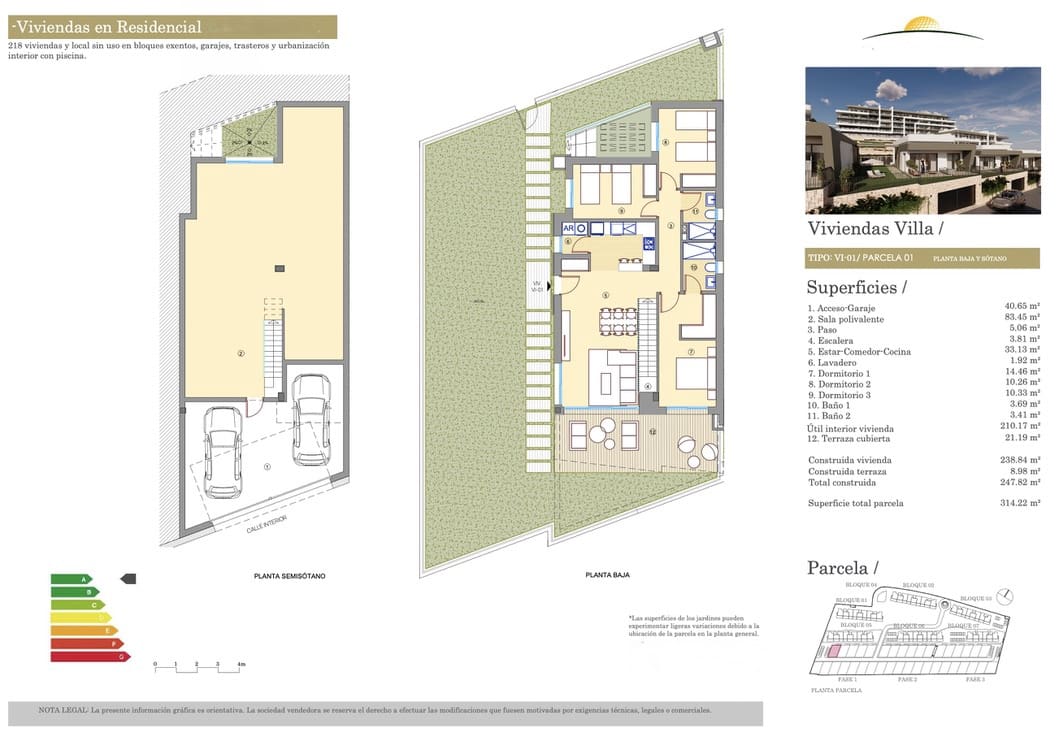 3 bedroom Villa for sale in Alicante / Alacant city with garage - € 560,000 (Ref: 9211579)