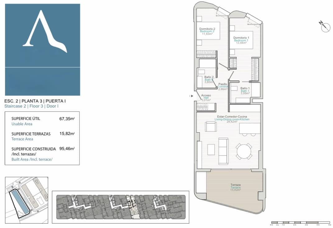 2 camera da letto Appartamento in vendita in La Villajoyosa / Vila Joiosa con piscina garage - 467.830 € (Rif: 9343072)