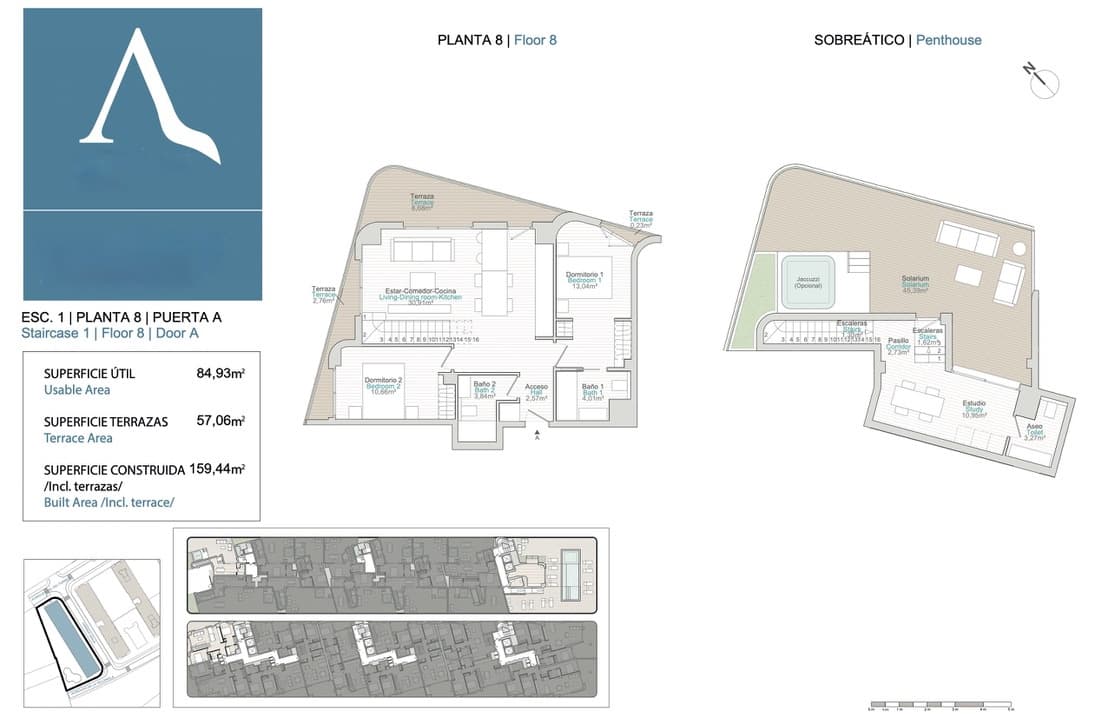 2 camera da letto Appartamento in vendita in La Villajoyosa / Vila Joiosa con piscina garage - 436.000 € (Rif: 9343080)