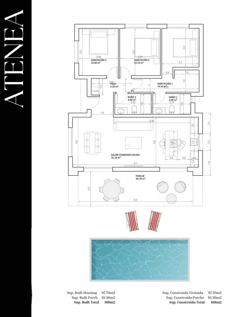 3 camera da letto Villa in vendita in Alicante citta con piscina garage - 308.000 € (Rif: 9357947)