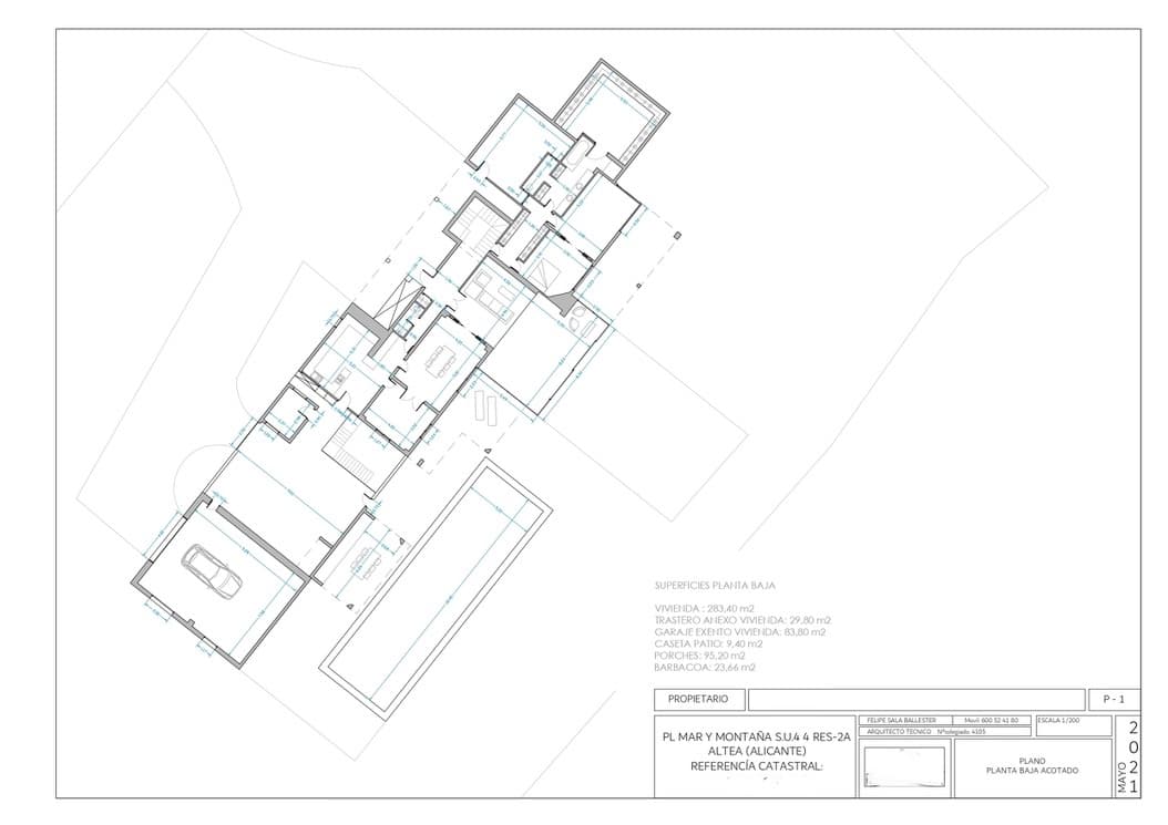 6 camera da letto Villa in vendita in Altea con piscina garage - 7.500.000 € (Rif: 9409044)