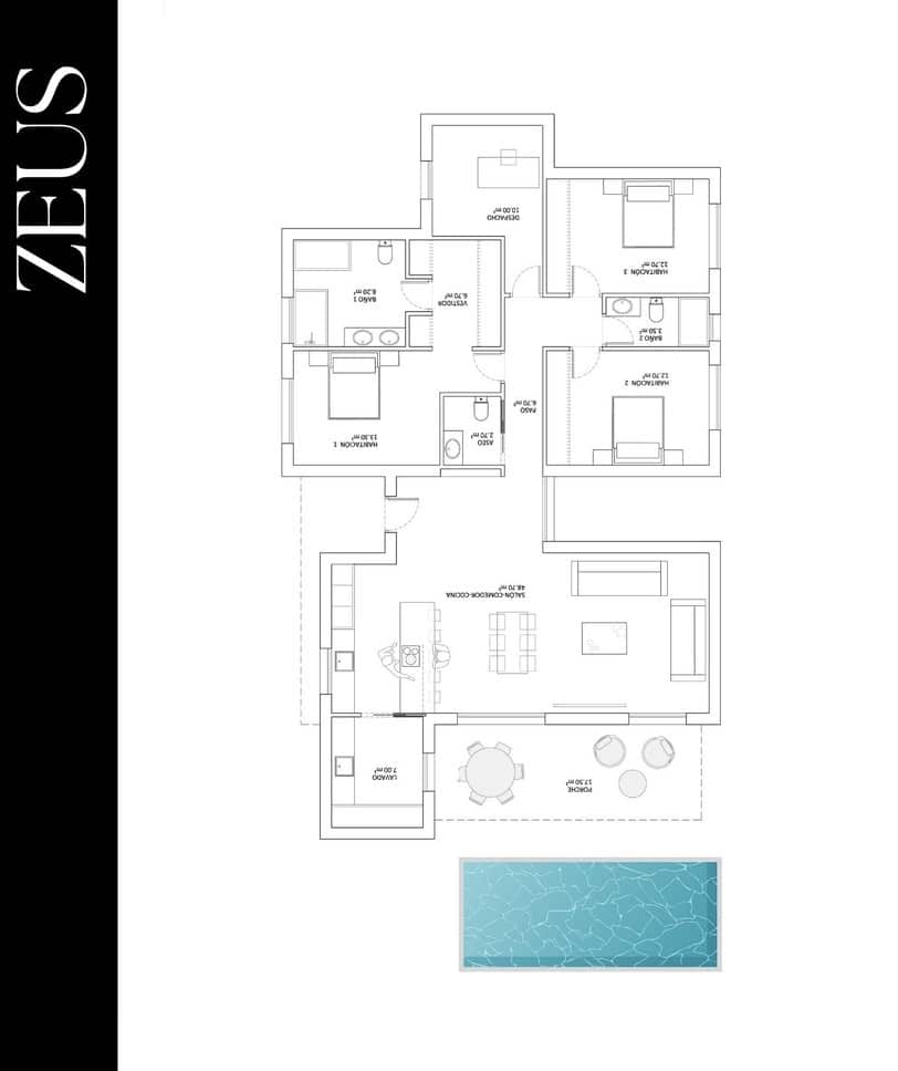 3 slaapkamer Villa te koop in Alicante stad met zwembad garage - € 456.000 (Ref: 9467651)