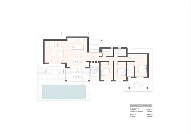 3 slaapkamer Villa te koop in Benissa met zwembad garage - € 890.000 (Ref: 9467723)