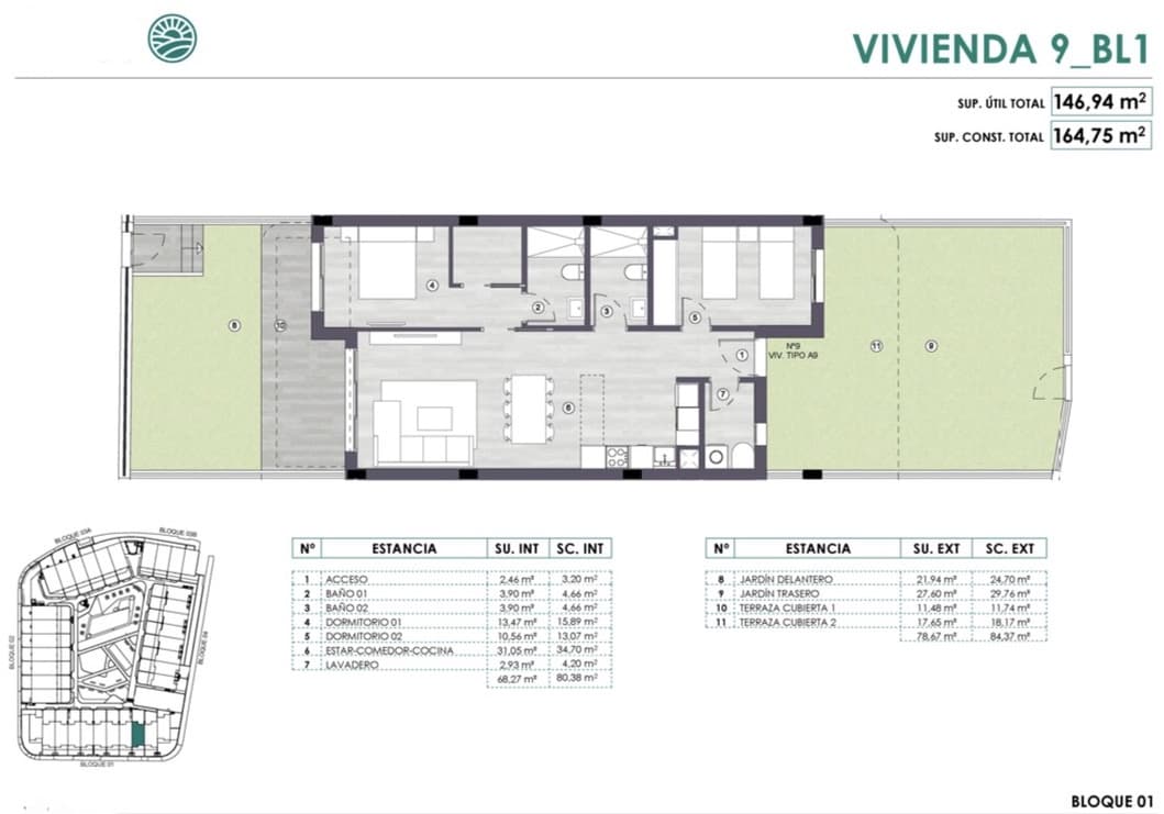 2 chambre Appartement à vendre à Alicante ville - 225 000 € (Ref: 9972506)