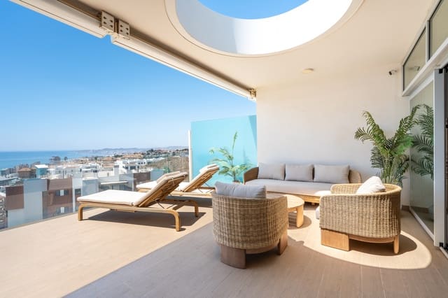 3 soverom Penthouse til salgs i El Higuerón, Fuengirola med svømmebasseng garasje - € 1 149 000 (Ref: 9173336)