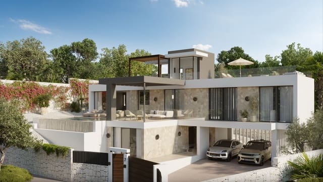 Chalet de 4 habitaciones en Mijas Costa, Mijas en venta con piscina garaje - 1.550.000 € (Ref: 9359016)