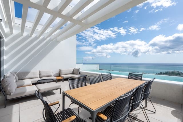 4 slaapkamer Penthouse te koop in Benalmadena Costa, Benalmádena met zwembad garage - € 2.195.000 (Ref: 9701477)